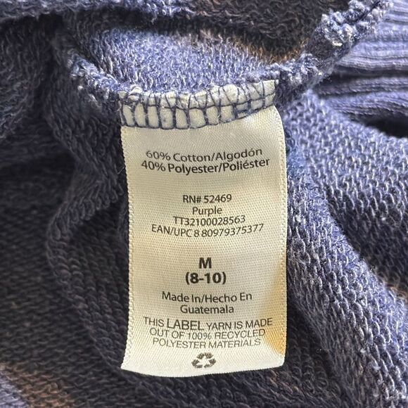 Oversized Blue Sweatshirt Inhale Exhale | Size M - Picture 6 of 6